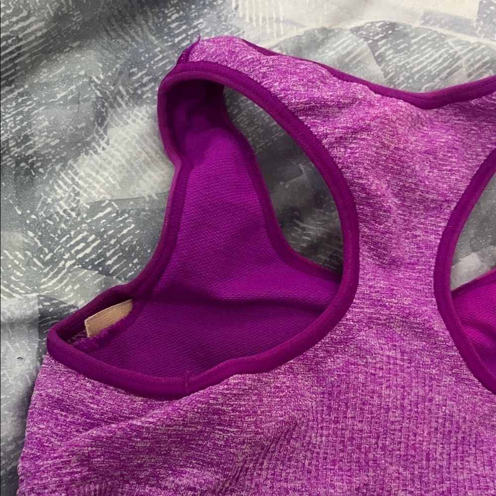 Nike Purple Sports Bra - Picture 6 of 8